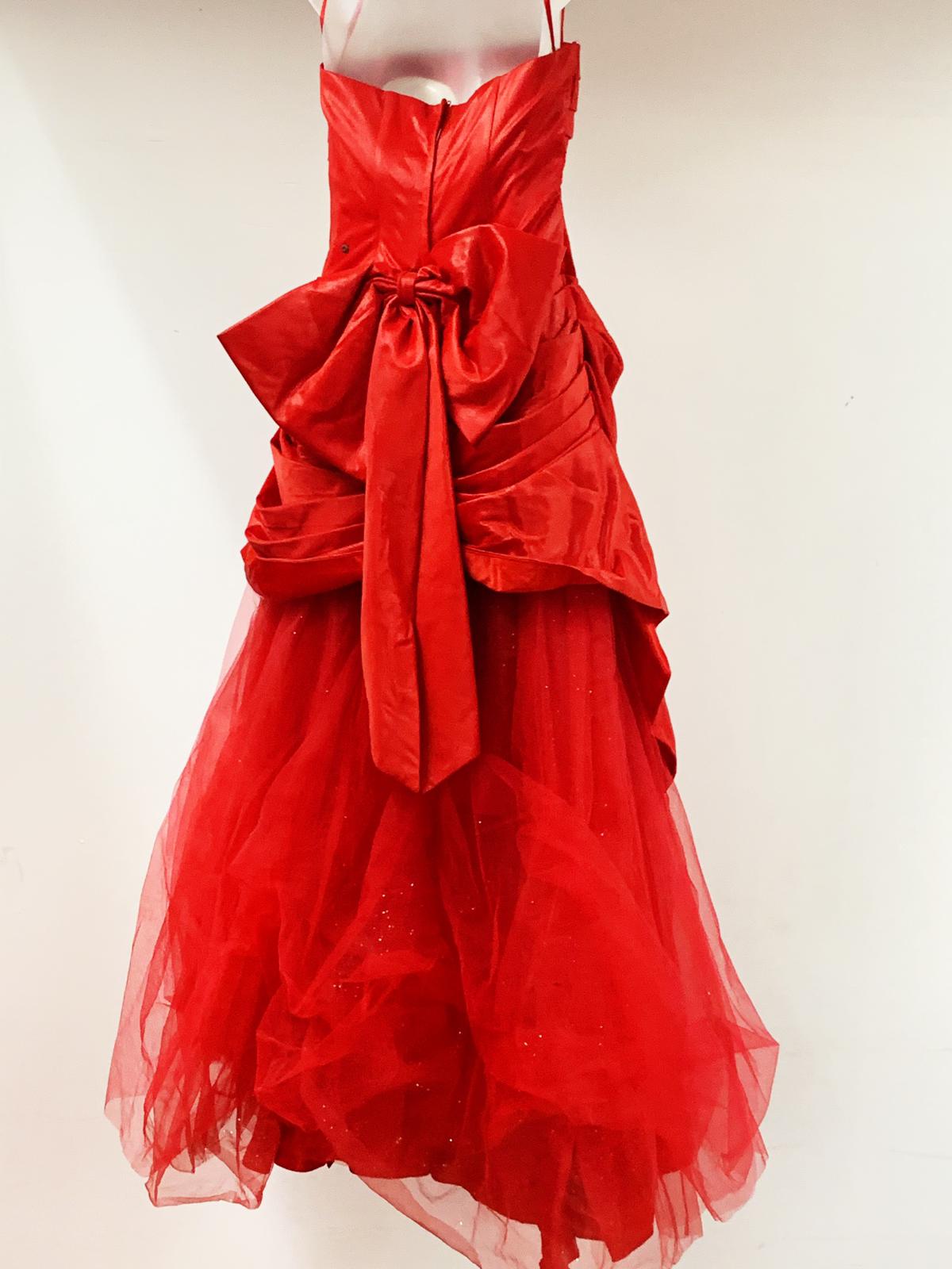 Red elegant dress